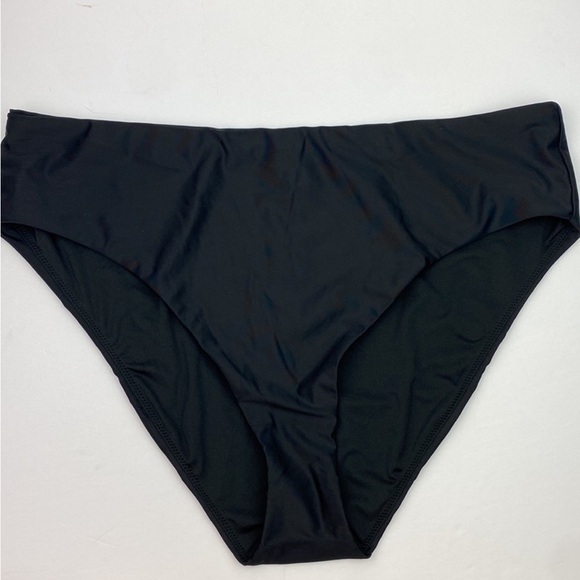 J. Crew High-rise bikini bottom in Solid Black Mix & Match Style BF178 3X - Picture 2 of 12